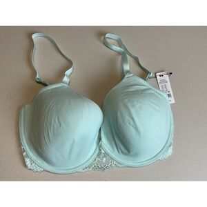 Skarlett Blue Balconette Lace Bra in Light Blue – Size 30E, NWT